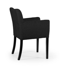 SCAUN DINING VIRGINIA, NEGRU, STIL CLASIC - Img 3