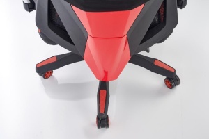 SCAUN DIRECTORIAL DE BIROU DOMEN GRI/NEGRU/ROSU STIL MODERN HALMAR - Img 3