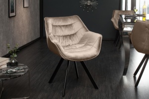 SCAUN, DUTCH COMFORT ERGONOMICE, CATIFEA BEJ/GRI, DESIGN MODERN