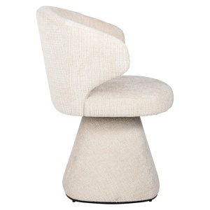 SCAUN GATSBI, BEJ CHENILLE FIRE RETARDANT S4748, METAL, STOFA, SPUMA, REZISTENT LA FOC, RICHMOND INTERIORS - Img 2