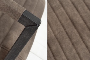 SCAUN GRI TAUPE IMPERIAL DESIGN VINTAGE - Img 5