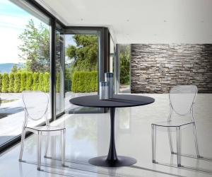 SCAUN INTERIOR/EXTERIOR, TRABARIA, POLICARBONAT, STIL INDUSTRIAL, COD 5668 - Img 6