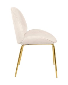 SCAUN MODERN, BOBBI, STOFA FOARTE FINA SI METAL - Img 3