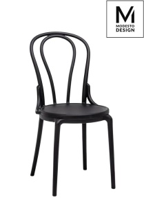 SCAUN NEGRU DIN POLIPROPILENA TONI STIL MODERN B2