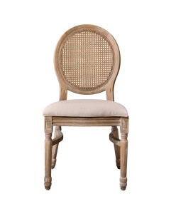 SCAUN PENTRU SALI DE EVENIMENTE RUSTIC CU MEDALIO, CONFECTIONAT DIN LEMN - Img 2