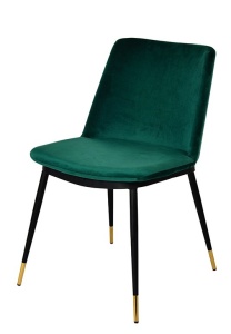 SCAUN VERDE DIN CATIFEA,DIEGO STIL MODERN B2