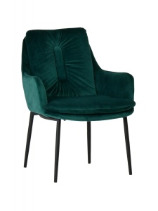 SCAUN VERDE/NEGRU VELUR GRANT LOUNGE STIL MODERN B2