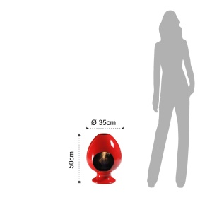 SEMINEU CU BIOETANOL, PIGNA ROSU, 50CM, ARTIM GROUP SELECTION - Img 5