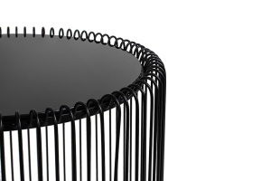 SET 2 MASUTE DE CAFEA WIRE 44 CM, CONFECTIONATE DIN STICLA, FONTA SI METAL, STIL MODERN - Img 2