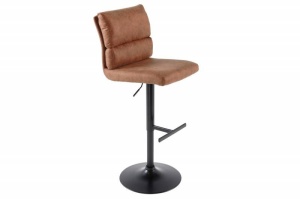 SET 2 SCAUNE DE BAR, COMFORT MARO, MICROFIBRA SI METAL, COD 43651, DESIGN INDUSTRIAL - Img 6