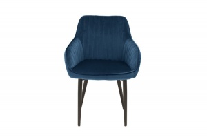 SET 2 SCAUNE, DIN CATIFEA ALBASTRA, TURIN, COD 39527, STIL MODERN - Img 2
