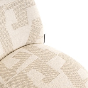 SET 2 SCAUNE DINING LANA, REALIZAT DIN METAL, LEMN DE FAG SI TEXTIL, CULOARE BEJ, DESIGN DEOSEBIT, RICHMOND INTERIORS - Img 10