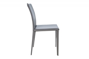 SET 2 SCAUNE GRI MILANO 37153 - DESIGN MODERN - Img 3