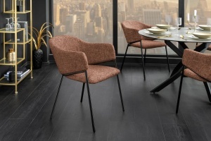 SET 2 SCAUNE, NOBLESSE, MATERIAL TEXTIL, CADRUL METAL, CULOARE MARO, ARTIM GROUP SELECTION
