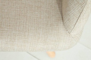 SET 2 SCAUNE, TEXTIL BEJ, SCANDINAVIA, COD 36824 , DESIGN SCANDINAV - Img 6