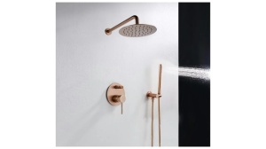 SET DE DUS INCASTRAT REA LUNGO + BOX, AURIU ROSE, DIN ALAMA, CALITATE SUPERIOARA - Img 6