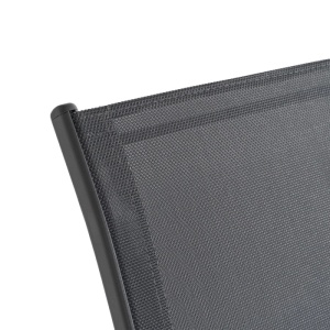 SET MOBILIER DE GRADINA/TERASA, LIBERTY, ARTIM MEBLE, DIN TEHNORATAN, TEXTIL SI STICLA, CULOARE NEAGRA - Img 7