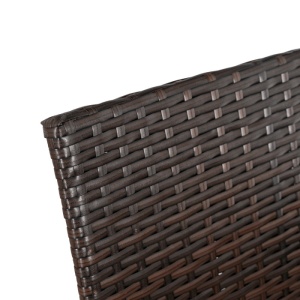 SET MOBILIER GRADINA, ARTIM MEBLE, MASA SI 4 SCAUNE, REALIZATA DIN POLIRATAN, CULOARE MARO/BEJ, STIL MODERN - Img 8