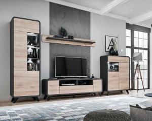 SET MODULAR LIVING ROUND, CU ILUMINARE LED, ANRV RD, STIL MODERN, ASM