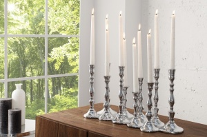 SFESNIC DIN METAL 10 LUMANARI CU INALTIMI DIFERITE 35731
