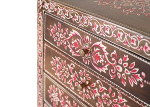 SIFONIER 6 SERTARE, CULOARE MULTICOLOR/NEGRU, DIN LEMN MANGO, GINER Y COLOMER - Img 3