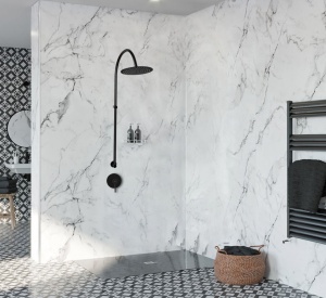 SISTEM COMPLET DE DUS, REA LUGANO, NEGRU, DESIGN MODERN, CALITATE SUPERIOARA, REA - Img 5