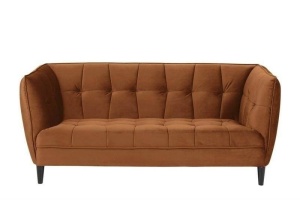 SOFA CONFORTABILA, JONNA CUPRU, CU TAPITERIE DIN TEXTIL MATLASAT, STIL SCANDINAV B2 - Img 2