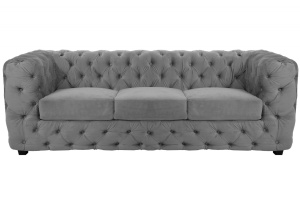 SOFA EXCLUSIV VIP 209CM GRI DIN STOFA DE LUX DESIGN DEOSEBIT - Img 2