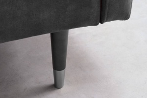 SOFA EXTENSIBILA, COUTURE 195CM, MICROFIBRA GRI, COD 42495, MODEL DEOSEBIT - Img 6