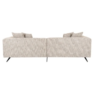 SOFA HOXTON CU 3 LOCURI BE TRENDY 170 BEIGE, S5170, CONFECTIONATA DIN LEMN DE PIN, METAL, SPUMA SI 100% POLIESTER, RICHMOND INTERIOR - Img 4