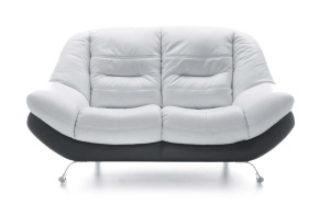 SOFA MODERNA CONFORTABILA MELLO 2 LOCURI TEXTIL