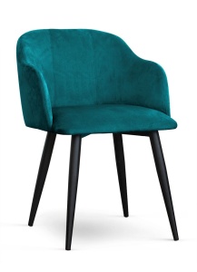 STOC 1 BUC!! !SCAUN DINING DANEZ, CATIFEA, TURCOAZ/NEGRU, STIL MODERN