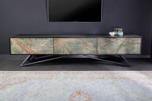 STOC!!!! COMODA TV, MOUNTAIN SOUL 200CM, LEMN DE SALCAM SI FURNIR DE PIATRA, ARTIM GROUP SELECTION