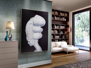TABLOU DECORATIV CLIO 316872, PRINT PE PANZA, STIL MODERN, SCHULLER
