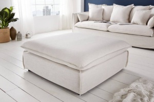 TABURET, HEAVEN 100CM, NATURAL, TEXTIL, IN SI SUPORT LEMN, DESIGN MODERN - Img 4