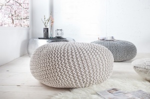 TABURET MULTIFUNCTIONAL ALB LEEDS 36132 - DESIGN MODERN