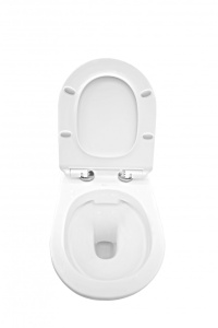 VAS DE TOALETA SUSPENDAT, REA TOMAS, ALB, CERAMICA, DESIGN MODERN, CALITATE SUPERIOARA, REA