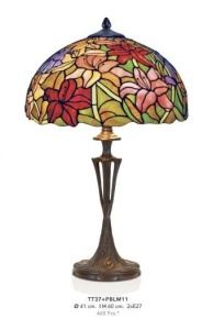 VEIOZA DEOSEBITA TIFFANY, COD TT37+PBLM11, DIN METAL SI STICLA