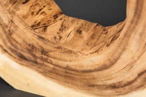 VEIOZA ORGANIC ARTWORK BEJ/NATURAL DIN IN SI LEMN COD 39627 - Img 4
