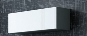 VITRINA LIVING VIGO 90 GRI/ALB DESIGN MODERN CM