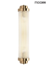 APLICA COLUMN 60 GOLD, CONFECTIONATA DIN OTEL INOXIDABIL SI STICLA, STIL MODERN