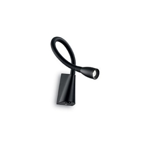 APLICA CU BRAT FLEXIBIL GOOSE AP1 NEAGRA STIL MODERN IDEAL LUX