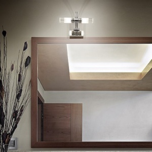 APLICA DE BAIE CROM DOUBLE AP2 STIL MODERN IDEAL LUX