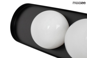 APLICA DROPS 2 NEAGRA, CONFECTIONATA DIN STICLA SI OTEL CARBON, STIL MODERN - Img 3