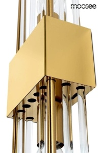 APLICA MOOSEE SLANT, AURIE, CONFECTIONATA DIN METAL SI STICLA, STIL MODERN - Img 5
