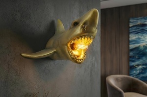 APLICA PERETE, SHARK 40CM, REALIZATA DIN POLIRASINA, CULOARE AURIE, ARTIM GROUP SELECTION