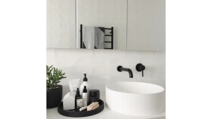 BATERIE INCASTRAT REA LUNGO+BOX, NEGRU MAT, DESIGN MODERN, CALITATE SUPERIOARA, REA - Img 2