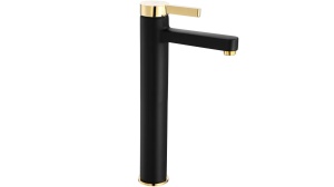 BATERIE LAVOAR REA POLO, HIGH, NEGRU/AURIU, DIN ALAMA, CALITATE SUPERIOARA