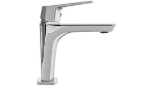 BATERIE PENTRU BAIE REA RUSEL, LOW, CROM, DESIGN MODERN, CALITATE SUPERIOARA, REA - Img 2