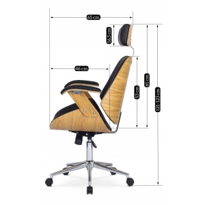 BESTSELLER! SCAUN DE BIROU, ARTIM MEBLE, REALIZAT DIN PIELE ECO, PLACAJ SI METAL, CULOARE STEJAR AURIU, STIL MODERN - Img 7
